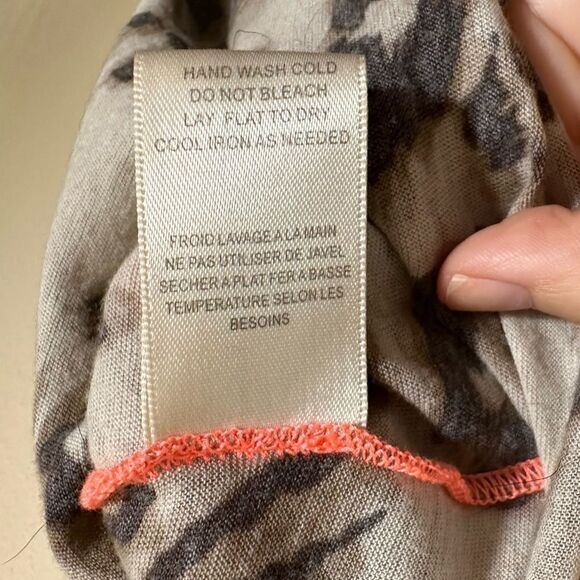 Rebecca Taylor T-Shirt Size XS Abstract Casual with orange contrast stitching - Picture 6 of 8